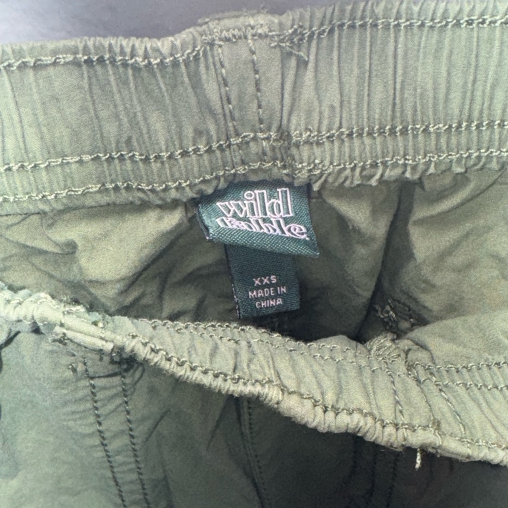 Wild Fable Olive Green Mid Rise Cargo Pants XXS - Picture 6 of 7